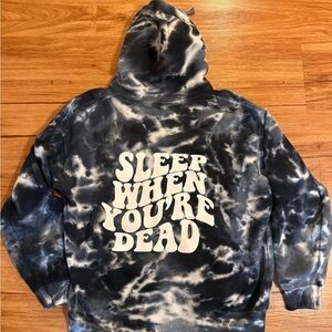 Barstool Sports Brianna Chickenfry Sleep When You’re Dead Large Hoodie